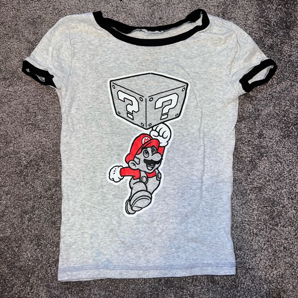 mario baby tee